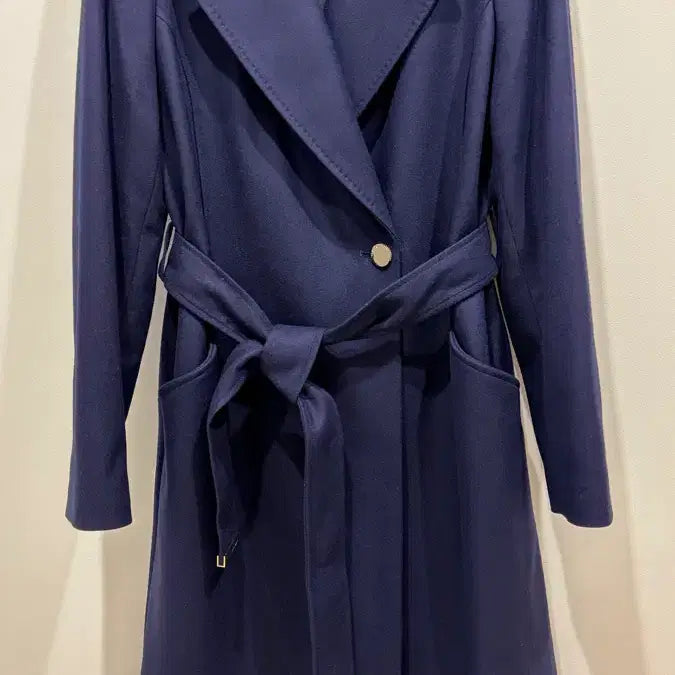 [BUNJANG] Ted Baker Navy Wool Cashmere Blend Coat / 테드베이커 네이비 울 캐시미어 코트