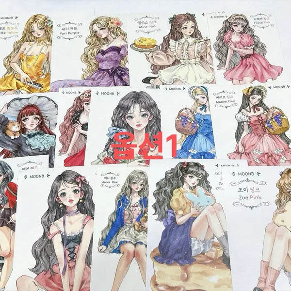 [BUNJANG] Moonbyul Non-Duplicate Stickers (20 count) / [[문비]] 무중복 인스 20매