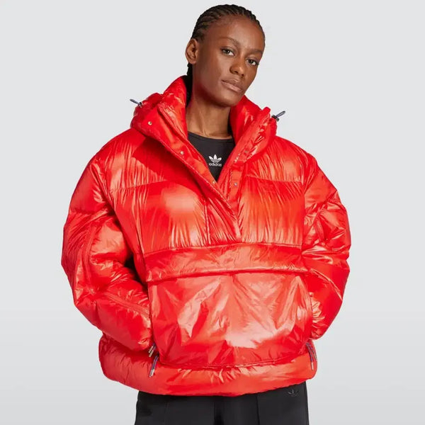 [BUNJANG] Adidas Padded Crossover Jacket Red IR7114 / 아디다스 퍼프드 스로오버 재킷 레드 IR7114