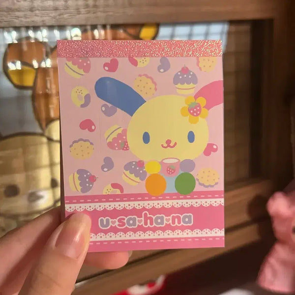 [BUNJANG] Sanrio Usahana Memo Pad / 산리오 우사하나 메모패드 메모장