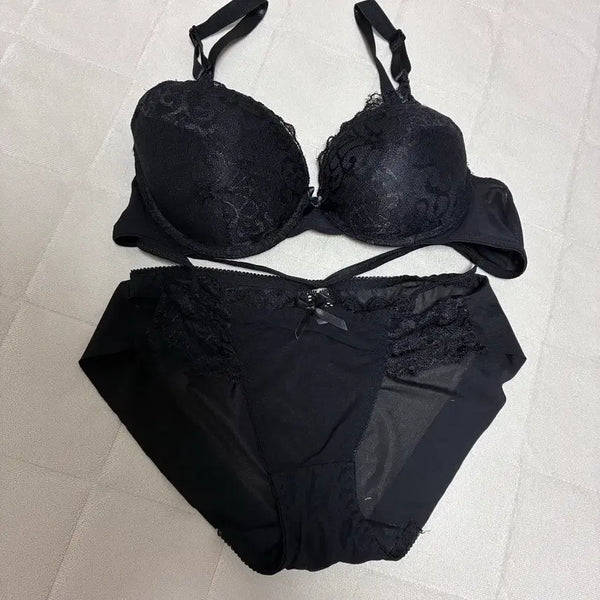 [BUNJANG] Lace Bra and Panty Set (Used) / 중고) 레이스 브라+팬티 세트