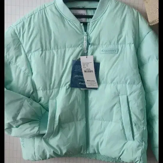 [BUNJANG] Discovery Down Padded Outerwear Mint / 디스커버리 오리털패딩