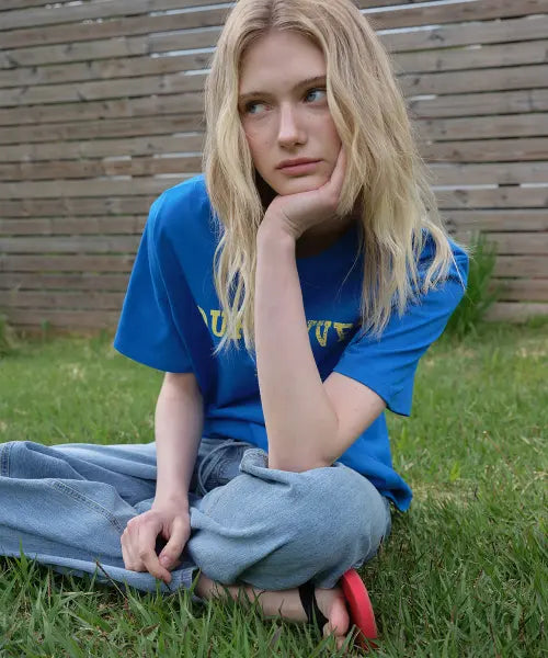 [FRIVER07] Our friver overfit logo t-shirt [FRSP08TS04]_Blue