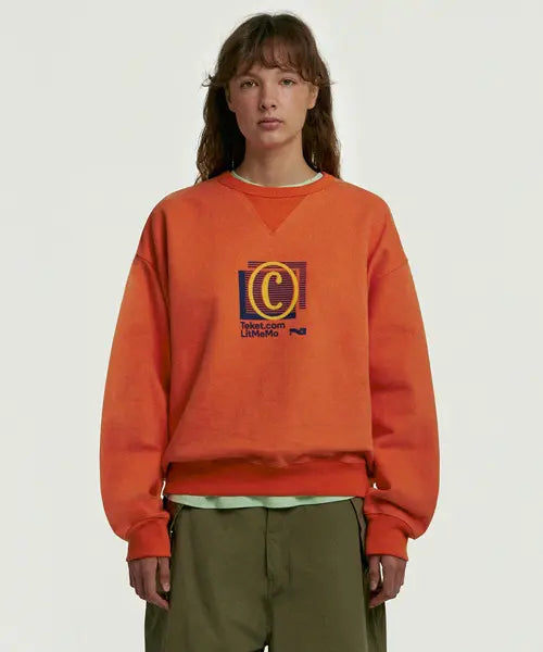 [TEKET] Memo Sweatshirt Orange