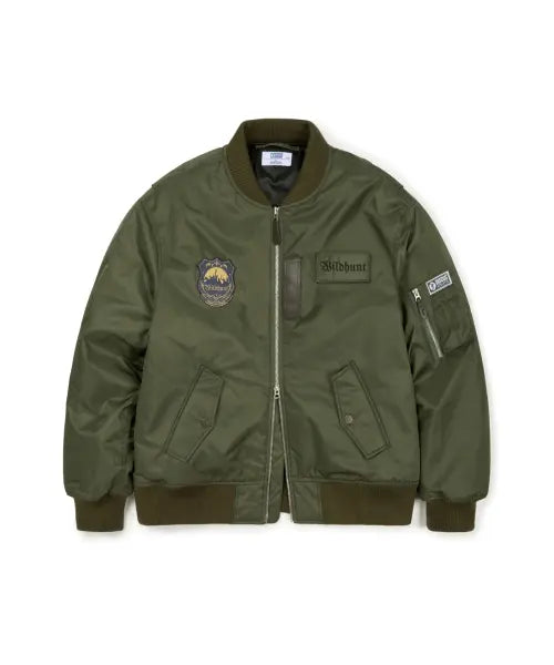 [DISCUS ATHLETIC] Wild Hunt Flight Jacket - Khaki / 와일드헌트 플라이트 자켓 카키
