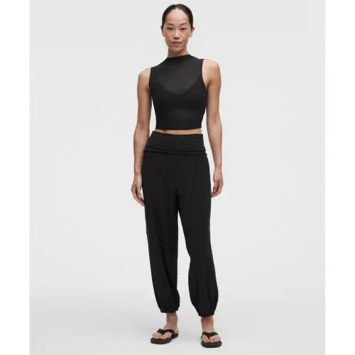 [LULULEMON] Lululemon Align™ Foldover Relaxed Jogger *Asia Fit BLK / 룰루레몬 Align™ 폴드오버 릴랙스드 조거 *아시아 핏  BLK