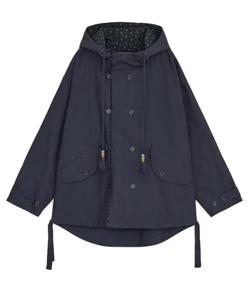 [HUG YOUR SKIN] Washed field jacket (Navy) / 워시드 필드 자켓 (네이비)