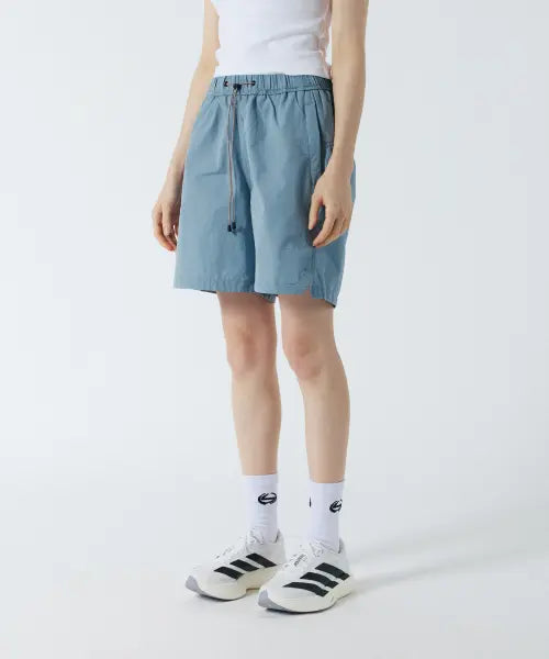 [SANRO] Unisex Light Hiking Half Pants - Sky Blue / [UNISEX] 라이트 하이킹 하프팬츠 - 스카이블루