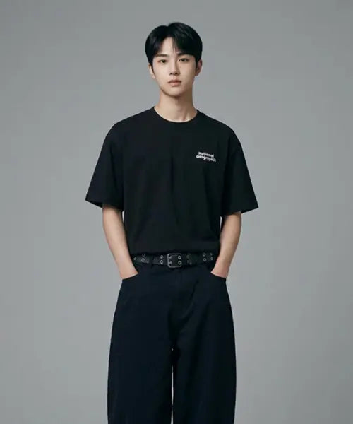 [NATIONALGEOGRAPHIC] N262UTS901 Sorona Cool Griffin Semi-Oversized Short Sleeve T-shirt BLACK / N262UTS901 소로나 쿨 그리핀 세미오버핏 반팔 티셔츠 BLACK