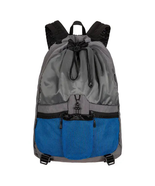 [SOMEWHERE OUTSIDE HIKING COMPANY] Soft Nylon Drawstring Backpack_CHARCOAL / 소프트 나일론 드로우스트링 백팩_CHARCOAL