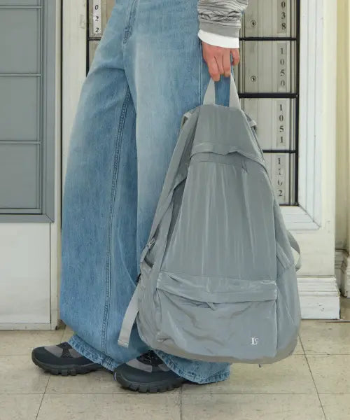[LOW CLASSIC] Lc NYLON BACKPACK_SILVER [LC267BA01SV]