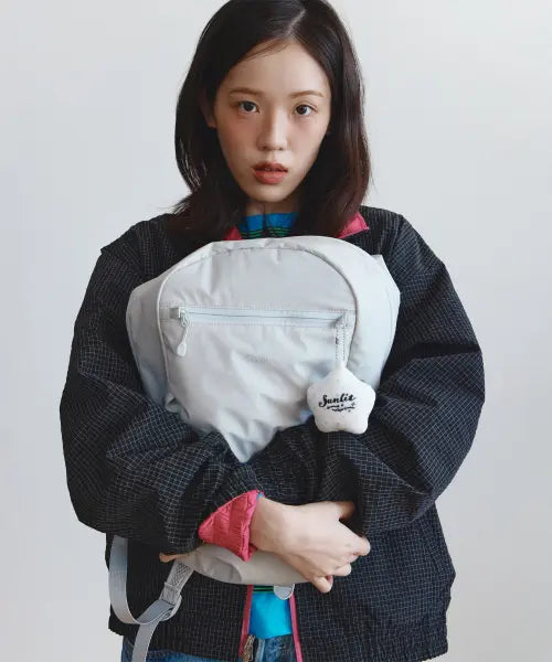 [SUNLIT] KIVO BACKPACK (LIGHT GRAY) / 키보 백팩 (라이트 그레이)