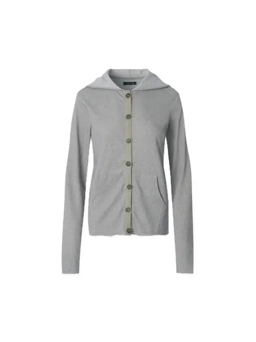 [COLOCYNTH] Coda Hood Cardigan Melange