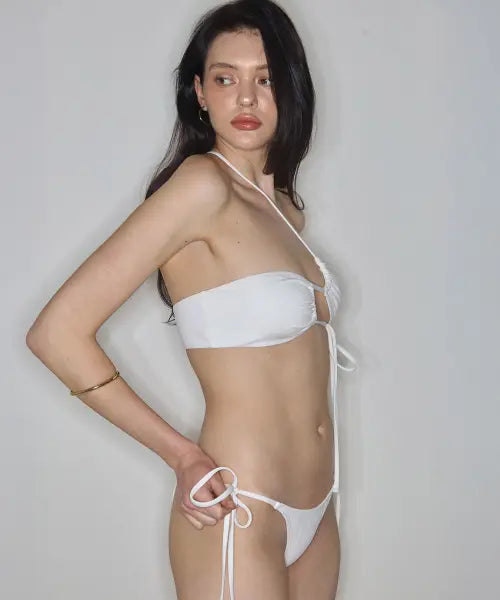 [SHEELLY] Z TOP BIKINI- SET / WHITE / 제트탑 비키니 세트 / 화이트