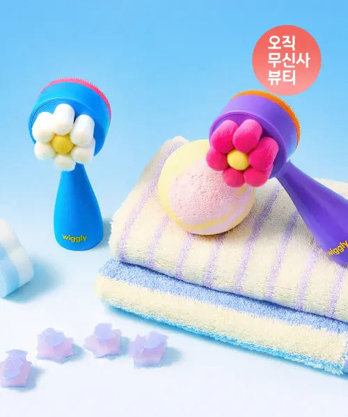[WIGGLY] Dual Cleansing Brush / 듀얼 클렌징 브러쉬