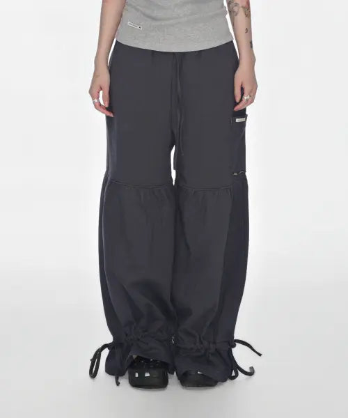 [SOHUL] Leg Tunnel Flare Pants (Charcoal) / Leg Tunnel Flare Pants (차콜)
