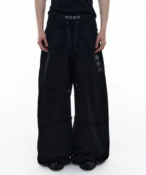 [OPUS 0012] Op. 08 Sensory Sweatpants Black / Op. 08 SENSORY SWEAT PANTS BLACK