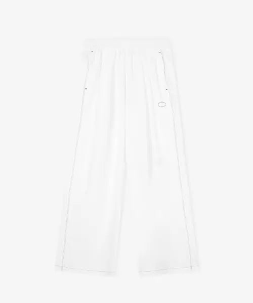 [NEW BALANCE] NBN TG3W612 WOMEN FROZEN WOVEN STRETCH FULL BANDING WIDE PANTS (WHITE) / NBNTG3W612 / WOMEN FROZEN 우븐 스트레치 풀밴딩 와이드팬츠 (WHITE)