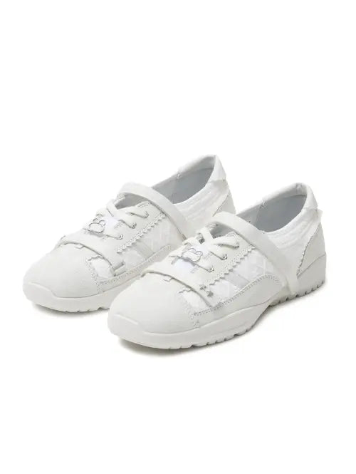 [TUOMIO] MEMENTO PATCHWORK SNEAKERS [WHITE]