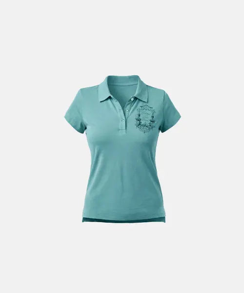 [BADBLOOD] H.B.B. Garden Graphic 1/2 Polo - Mint / H.B.B. 가든 그래픽 1/2 폴로 - 민트