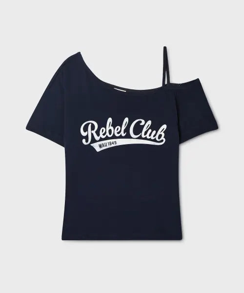 [WHO.A.U] One-Shoulder T-shirt(F) / WHRPG3723F