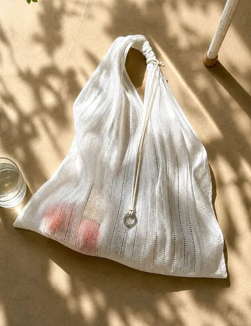 [MAISONDEU] Timo Riji Airy See-Through Bag / 티모 리지 에어리 시스루백