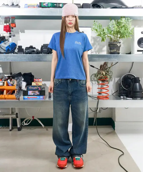 [NOT NEW] Basic nn Dyed T-Shirt Blue