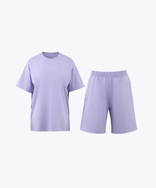 [BODYGUARD] Ice Move Cooling Oversized T-shirt and 4.5-inch Short Pants Set_2Colors / 아이스무브 쿨링 오버핏 티셔츠 / 4.5부 숏팬츠 세트_2Colors