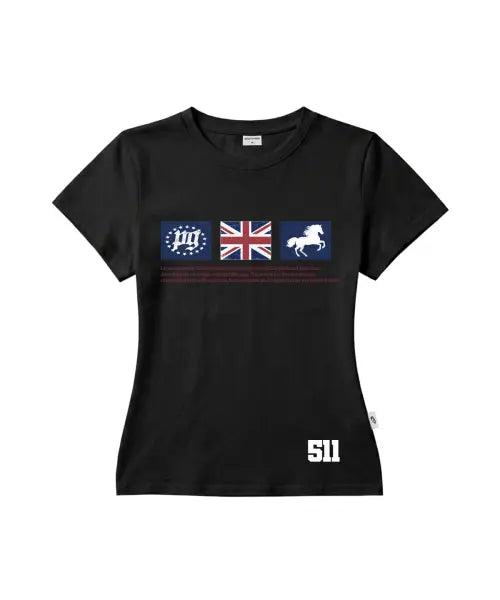 [PAGESIISII] PG Star Print Slim Fit T-Shirt Black / PG스타 프린트 슬림핏 반팔티 블랙