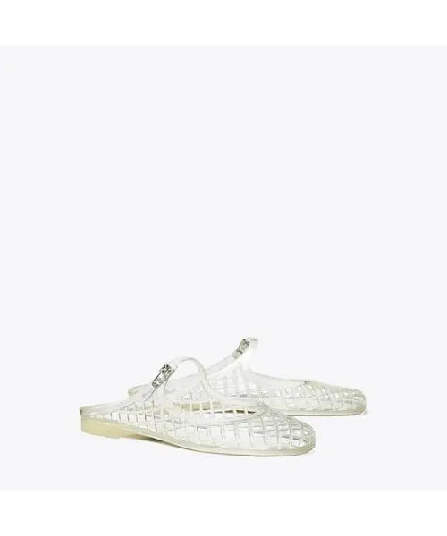[TORYBURCH] Mellow Mary Jane Jelly - Clear / Silver / 멜로우 메리 제인 젤리 - 클리어 / 실버