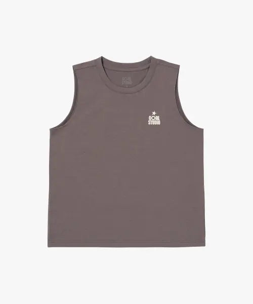 [GOALSTUDIO] WS ESSENTIAL AIRDRY SLEEVELESS-BROWN
