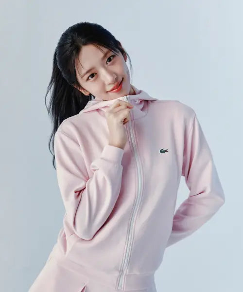 [LACOSTE] Women's Light Jersey Setup Jacket SF797E-56GR Z4H / 여성 라이트 저지 셋업 자켓 SF797E-56GR Z4H