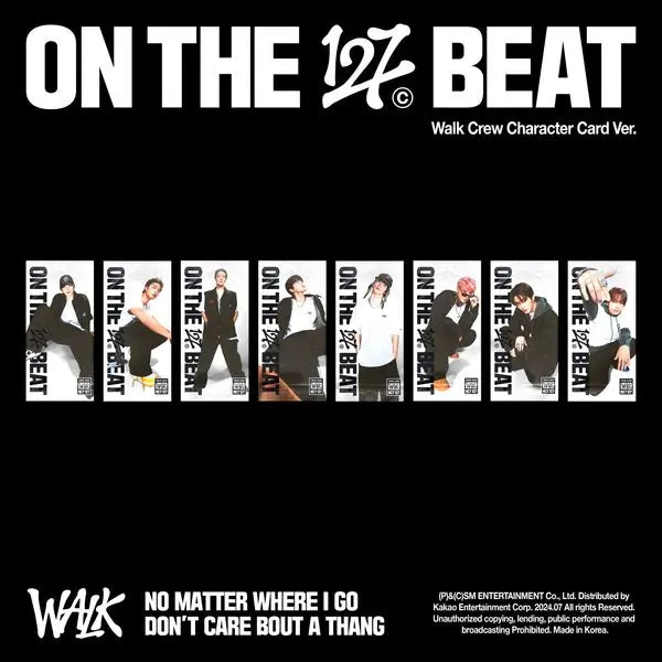 [NCT 127] 엔시티 127 (NCT 127) - 정규앨범 6집 [WALK] (Walk Crew Character Card Ver.) (Smart Album) (Random Ver.)