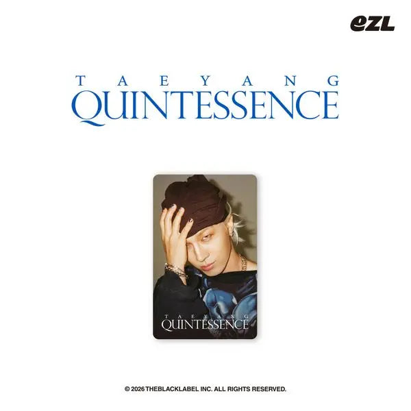 [TAEYANG] TAEYANG - [QUINTESSENCE] EZL CARD