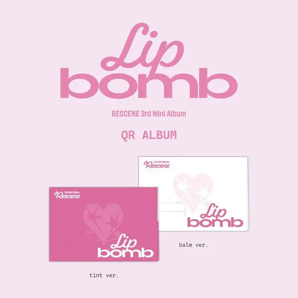 [RESCENE] RESCENE - 3rd Mini Album [lip bomb] (QR) (photocard Ver.) (Random Ver.)