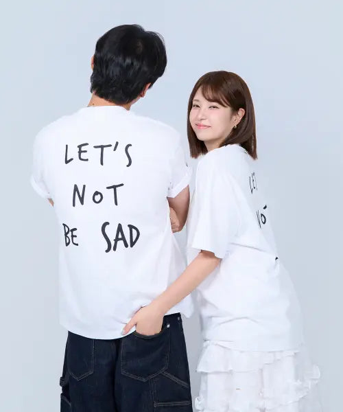 [KWONTTOTTO] Let's Not Be Sad Short Sleeve T-Shirt / 렛츠낫비새드 반팔