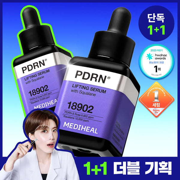 [mediheal] Mediheal PDRN Pore Tightening Serum 40+40ml Double Set / [장도연 PICK] 메디힐 PDRN 모공 탄력 세럼 40+40ml 더블 기획