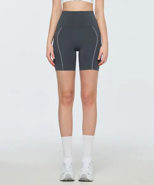 [XEXYMIX] RX Comfort Fine Reflective Piping Leggings (3.5 Length) / RX 컴포트파인 리플렉티브 파이핑 레깅스 3.5부 XFL1LS1506
