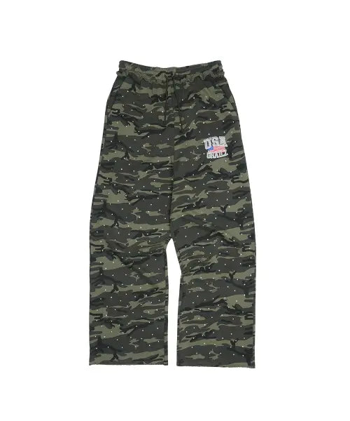 [GRAILZ] CRYSTAL BAGGY SWEAT PANTS [CAMO]
