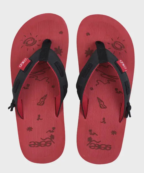 [23.65] FEROA Flip-Flops - Red Black / FEROA 플리플랍 - 레드블랙