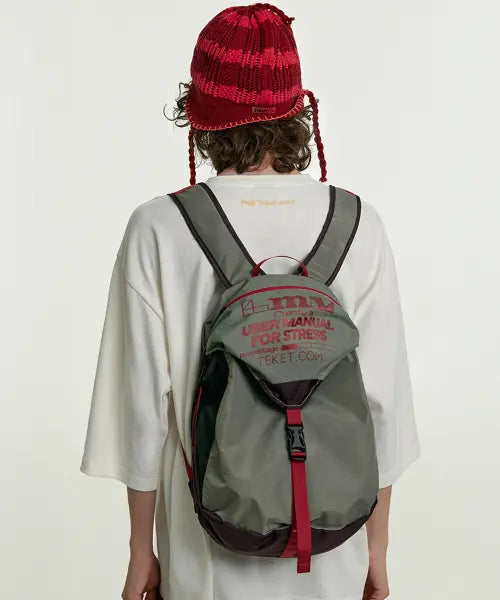 [TEKET] LMM Flap Backpack Gray