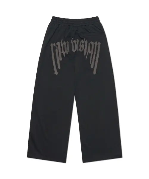 [NOMANUAL] RAW VISION SWEATPANTS - BLACK