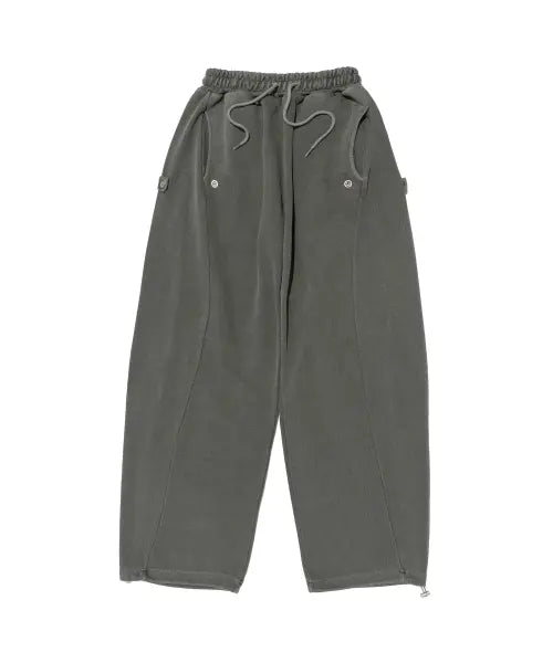 [CARGOBROS FOR WOMAN] Side Snap Pigment Training Pants (Khaki) / 사이드 스냅 피그먼트 트레이닝 팬츠 (카키)