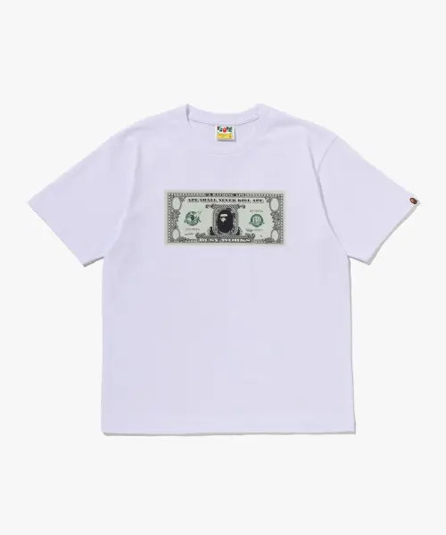 [BAPE] BAPE Banknote T-Shirt (M) White / 베이프 뱅크노트 티셔츠(M) WHITE
