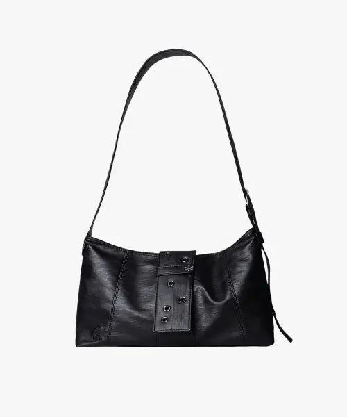 [RIOMEU] Eyelet Shoulder Bag_Black / 아일렛 숄더 백_Black : RADIANT162