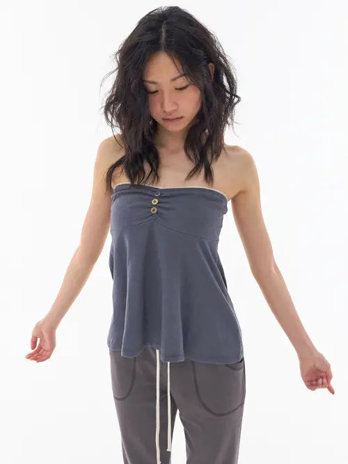[EXPIRED GIRL] Isla Tube Top Ocean Grey