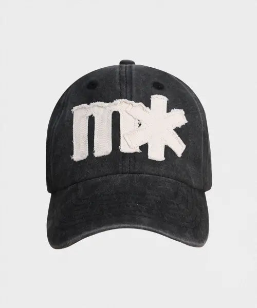 [MITA YOUTH] Mita Archive Washed Patch Ball Cap [Pigment Charcoal] / 미타 아카이브 워시드 패치 볼캡 [PIGMENT CHARCOAL]