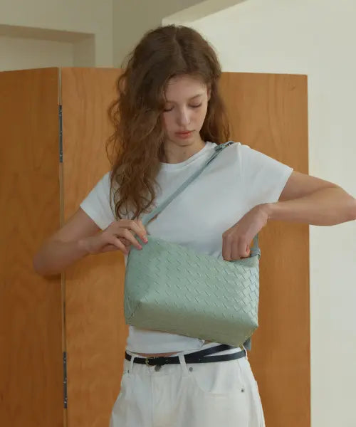 [ANOETIC] ANC WEAVING MESH MINI BAG_7COLOR