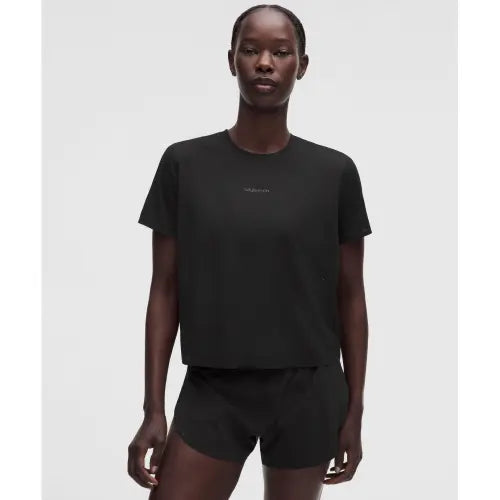 [LULULEMON] Women's Fast & Free Short Sleeve Shirt BLK / 우먼스 패스트 앤 프리 숏슬리브 셔츠  BLK