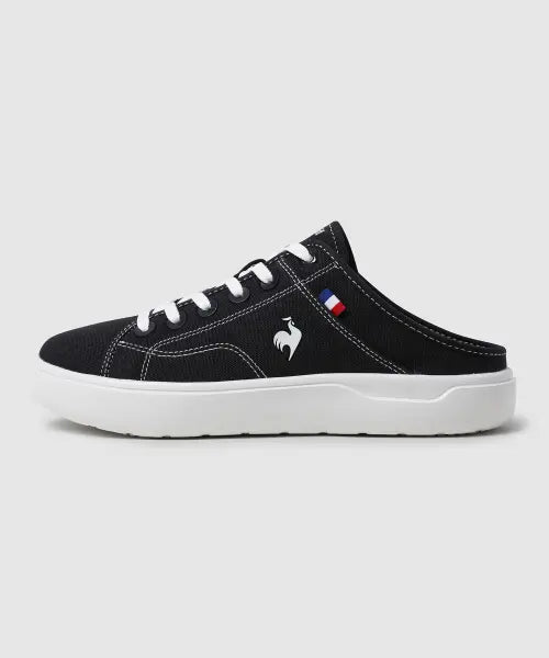 [LECOQ] Buddy Zero Mules - Black / 버디 제로 뮬 - 블랙 QR123LCU23